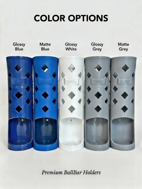 BallBar standard color options side by side